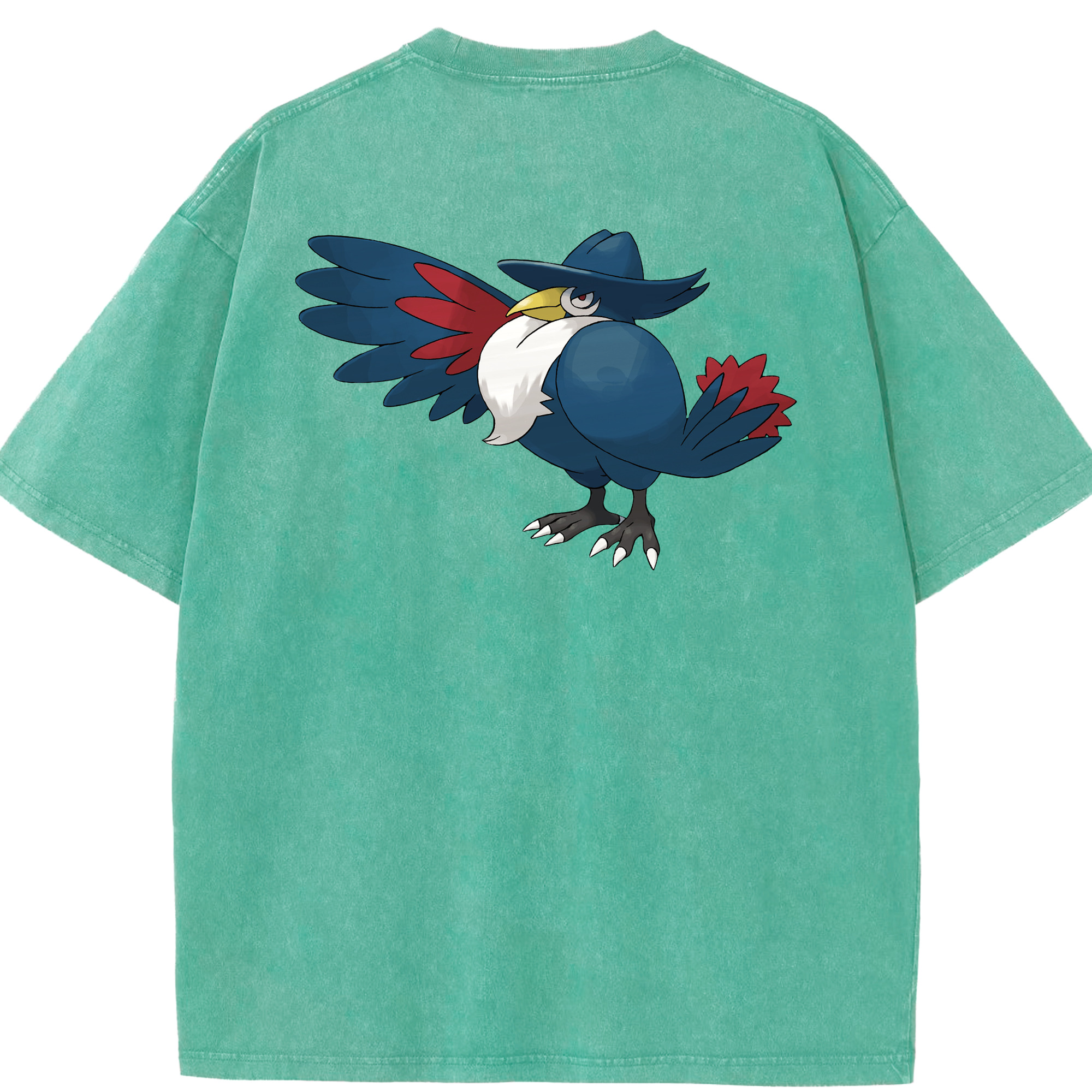 （画像用） ポケットモンスター Pokémon 綿100% ヴィンテージ風 半袖Tシャツ（背面プリント）